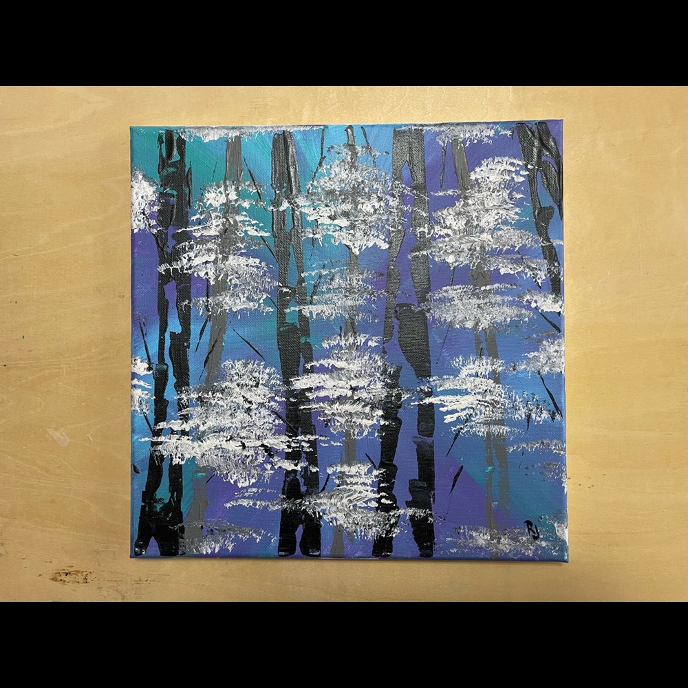 Into the woods abstract Art by Ryanchristyarts